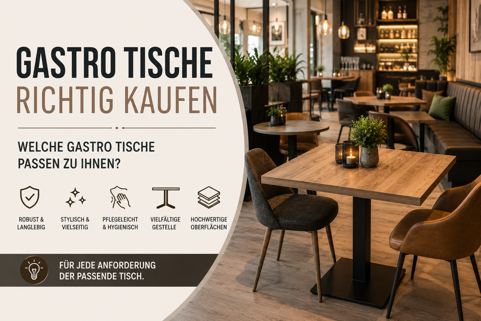 Gastro Tische richtig kaufen