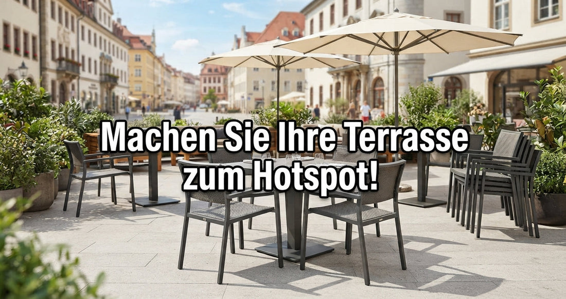 Gastronomie-Terrassenmöbel: So machen Sie Ihre Terrasse fit für die Saison