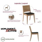 Houten stoel Jamie Eiken P
