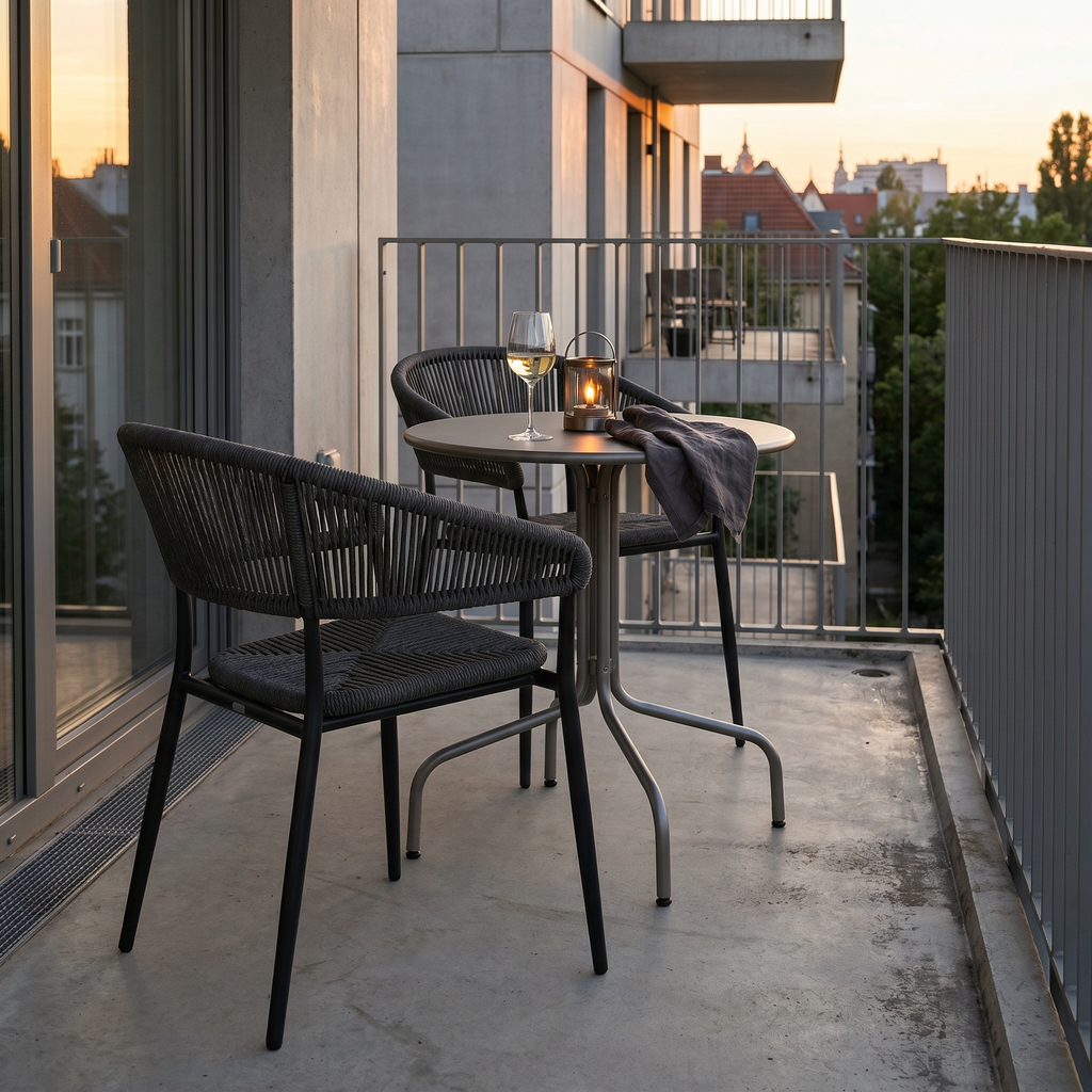 Terrasstoel Victoria Antraciet