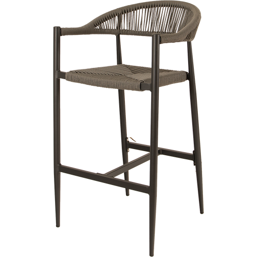Barhocker Anthrazit Rhea