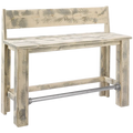 Bouwhout hoge tafel 2