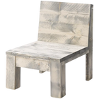 Loungemodule van bouwhout 1