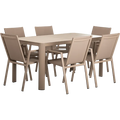 Loungeset Vesta – 6 Stühle & 1 Tisch