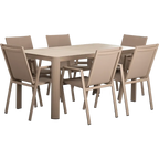 Loungeset Vesta – 6 Stühle & 1 Tisch