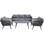 Loungeset Menorca Anthrazit
