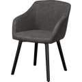 Gestoffeerde stoel Liverpool kunstleer