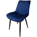 Gestoffeerde stoel Joker blauw