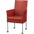 Sonderposten 6er Set Designerstühle in rot