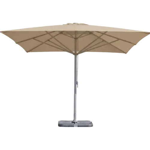 Parasol Plaza 400x400cm zand