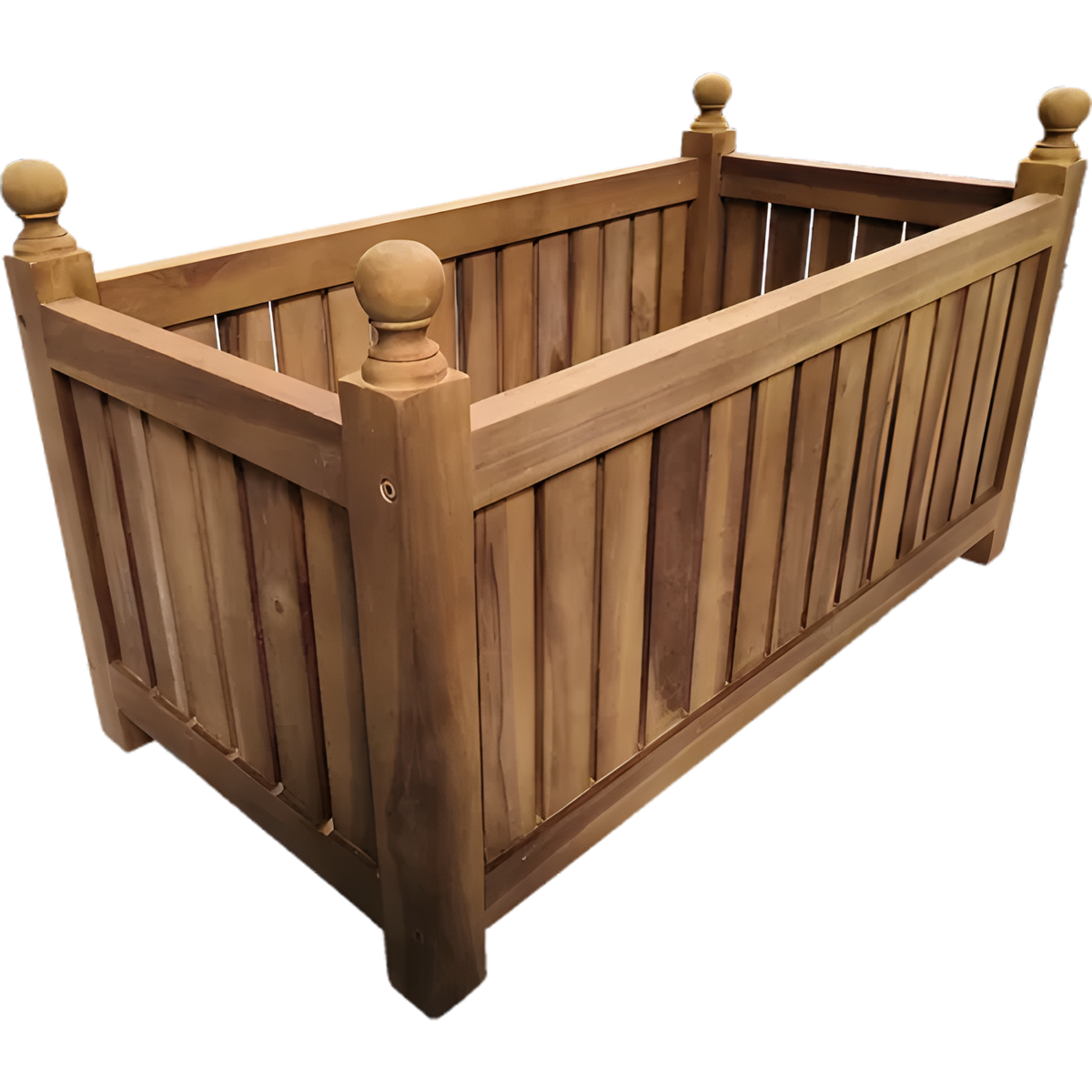Sonderposten Teak-Blumenkübel groß