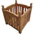 Sonderposten Teak-Blumenkübel klein