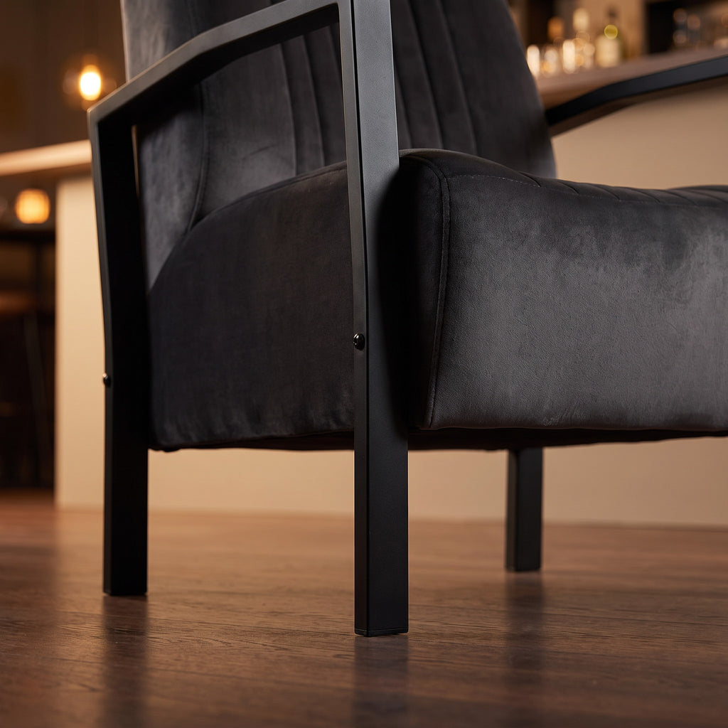 Design-Barhocker Roma – Detailansicht Gestell