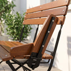 Biergartenbank Kempten – Detailansicht Material