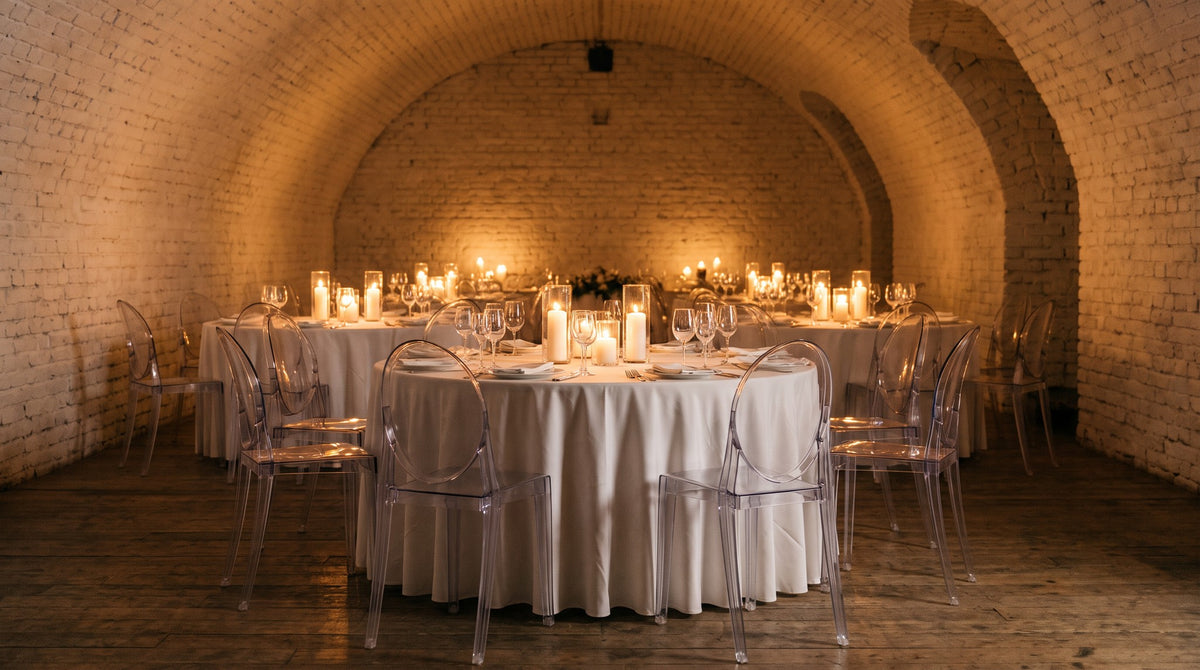Bankettstuhl Churchill P.C. – Einsatzbeispiel am Abend