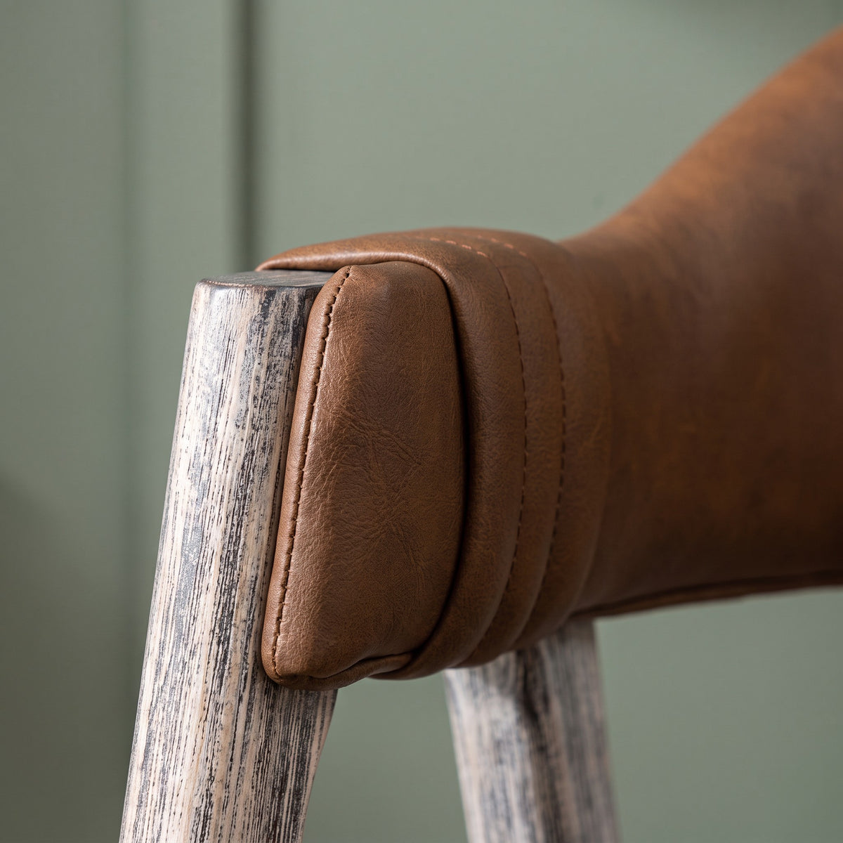 Designstuhl Houston – Detailansicht Material