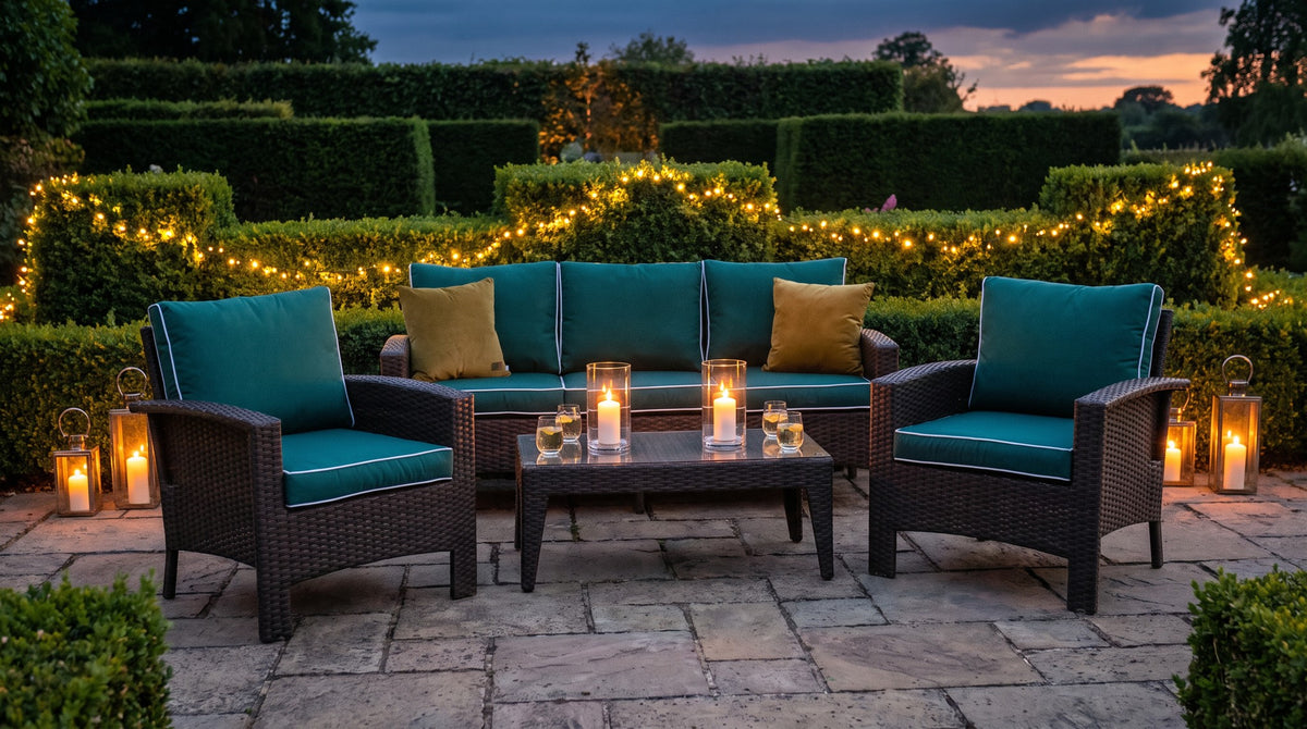 Lounge Set Martina – Einsatzbeispiel am Abend