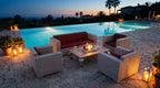 Lounge Set Silvia Ash Garden Emotions Loungeset – Einsatzbeispiel am Abend