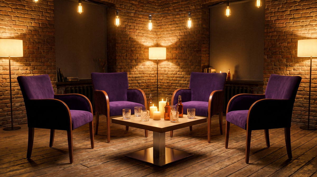 Loungesessel Belfast – Einsatzbeispiel am Abend