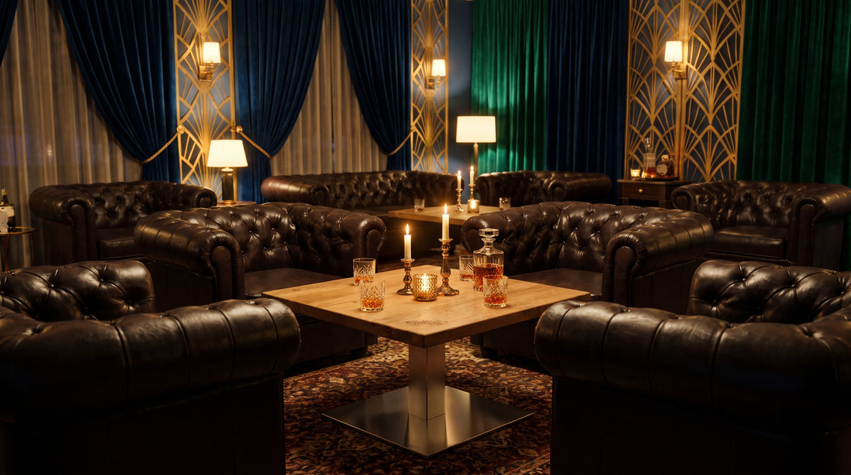 Loungesessel Chester – Einsatzbeispiel am Abend