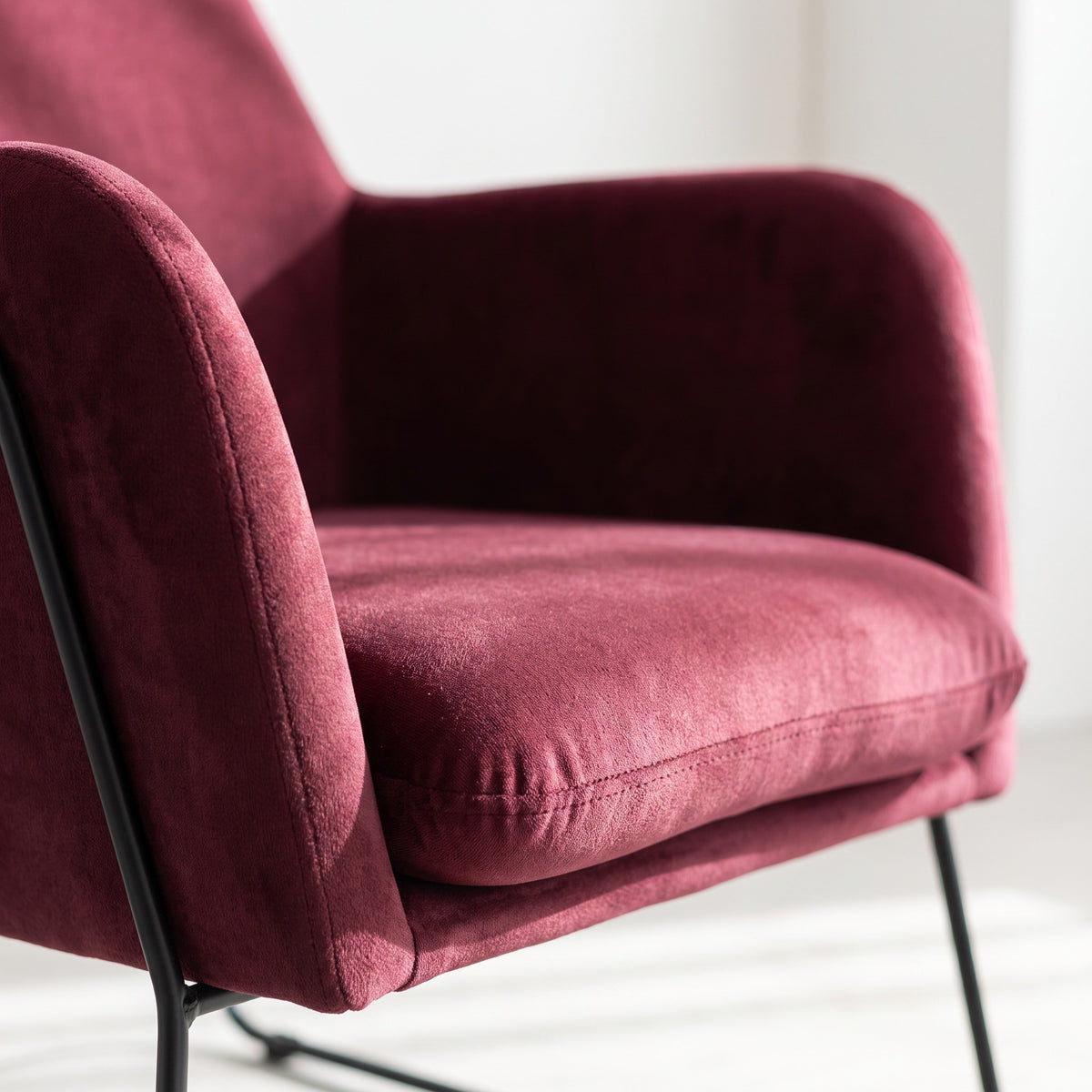 Loungesessel Fairfield – Detailansicht Material