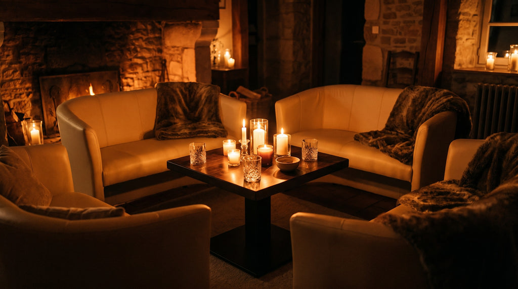 Loungesessel Lucan duo – Einsatzbeispiel am Abend