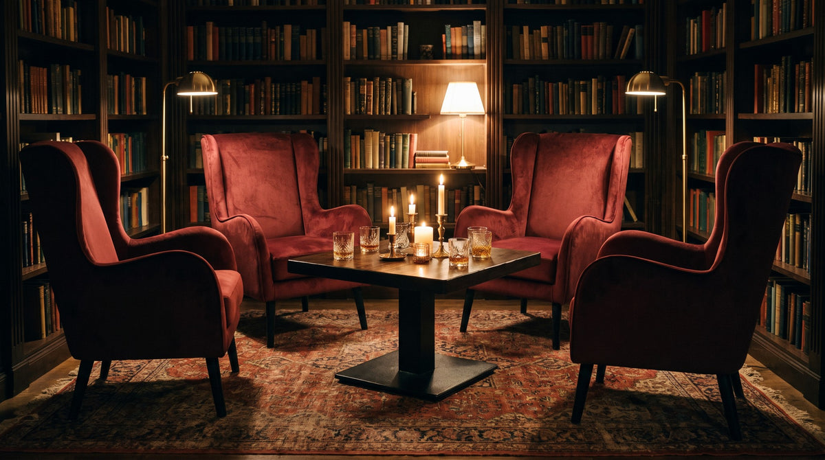 Loungesessel Manchester – Einsatzbeispiel am Abend