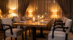 Restaurantstuhl Lucy AL – Einsatzbeispiel am Abend