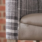 Polsterstuhl Maddy – Detailansicht Material