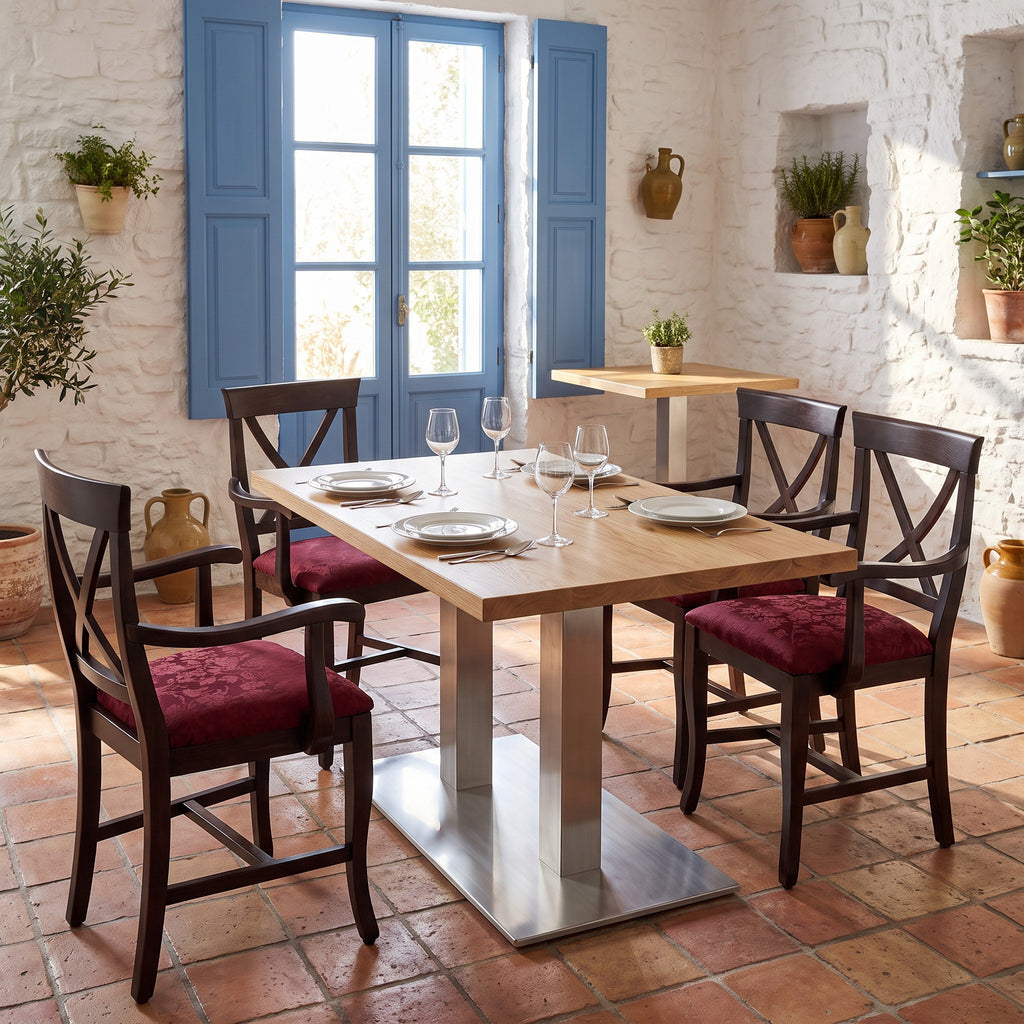 Restaurantstuhl Malta AL – Einsatzbeispiel in weiterer Farbausführung