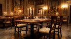 Restaurantstuhl Malta AL – Einsatzbeispiel am Abend