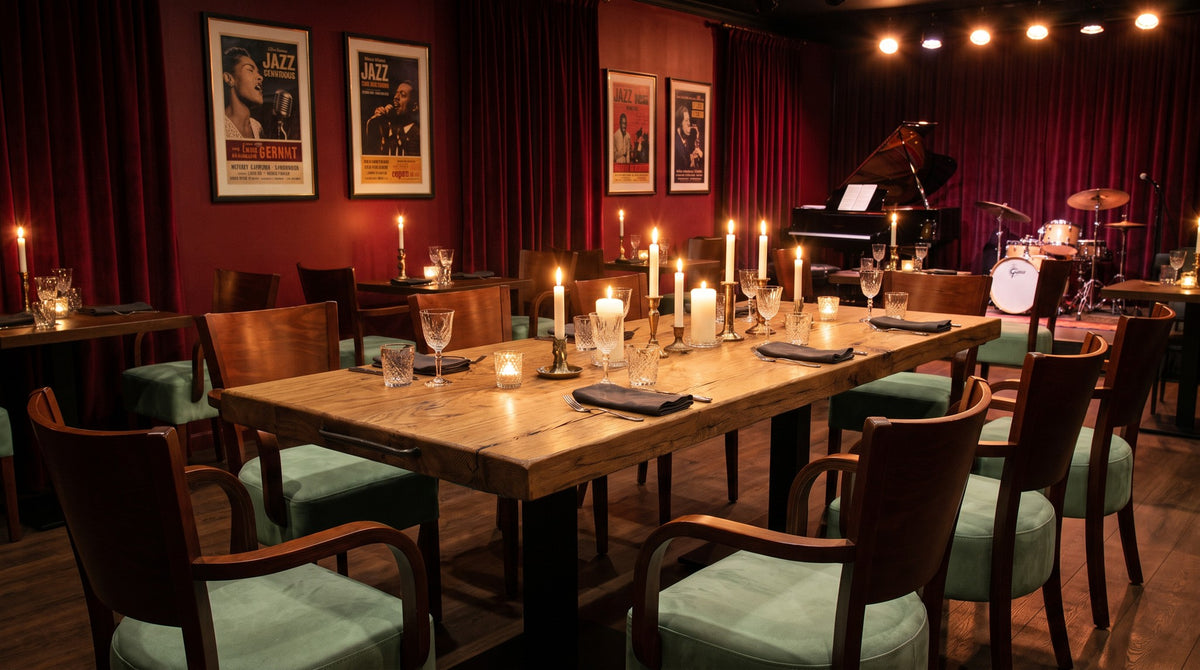 Restaurantstuhl Mandy DP AL – Einsatzbeispiel am Abend