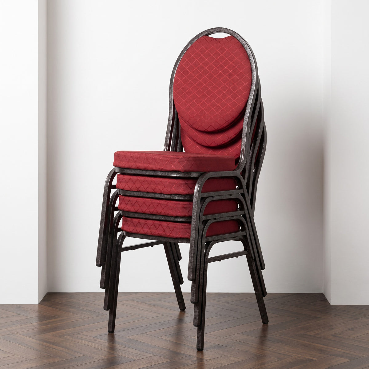 Stapelstuhl Sondermodell Madrid rot – Stapelbild