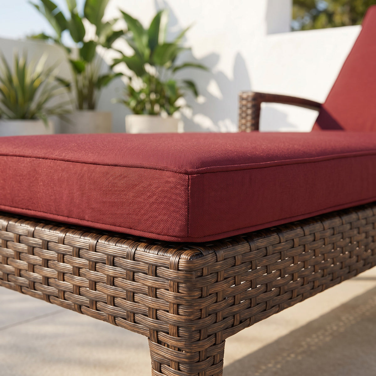 Sonnenliege Siesta – Detailansicht Material