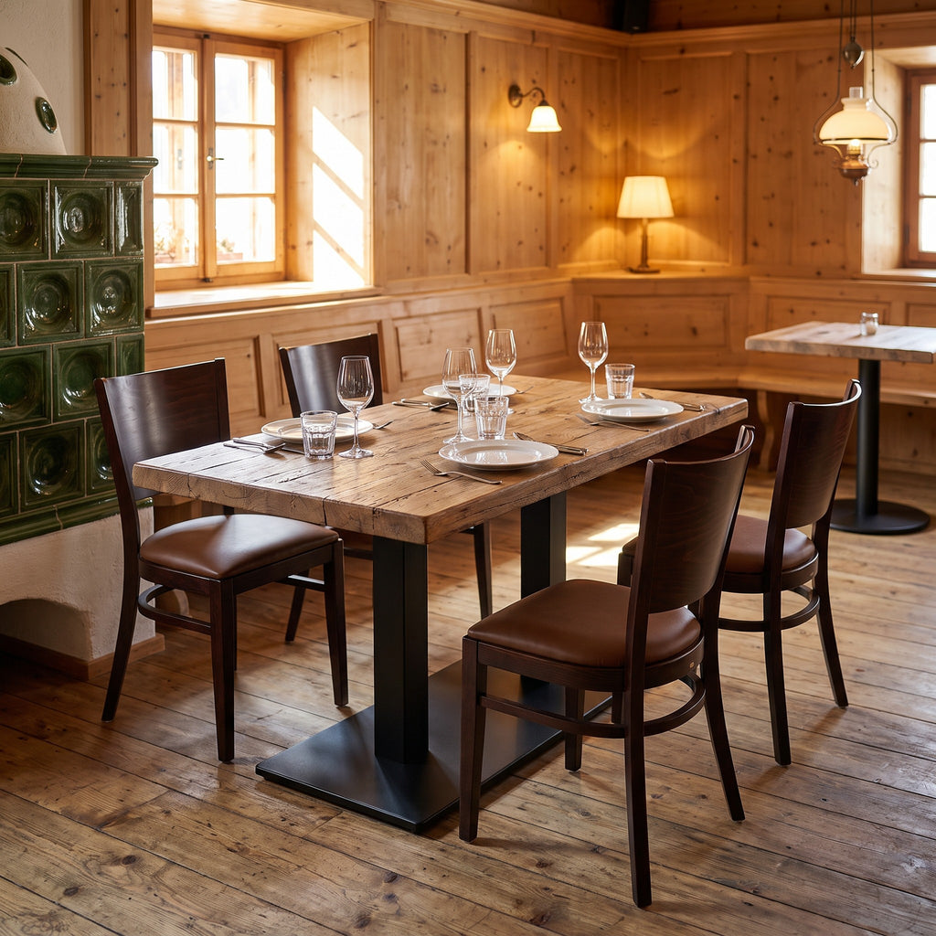Restaurantstuhl Susan – Einsatzbeispiel am Tag