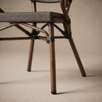 terrassenstuhl-bucky-grau – Detailansicht Gestell