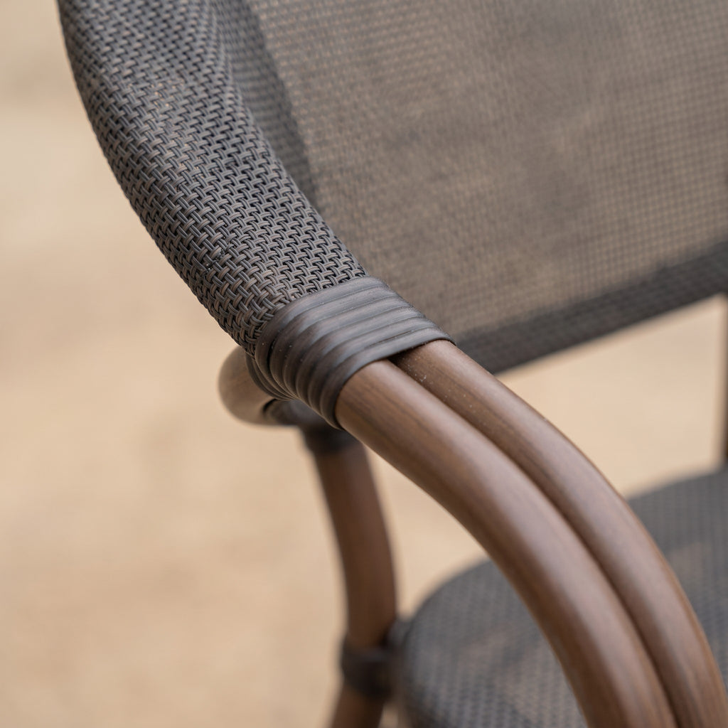 terrassenstuhl-bucky-grau – Detailansicht Material