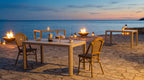 Terrassenstuhl Cana – Einsatzbeispiel am Abend