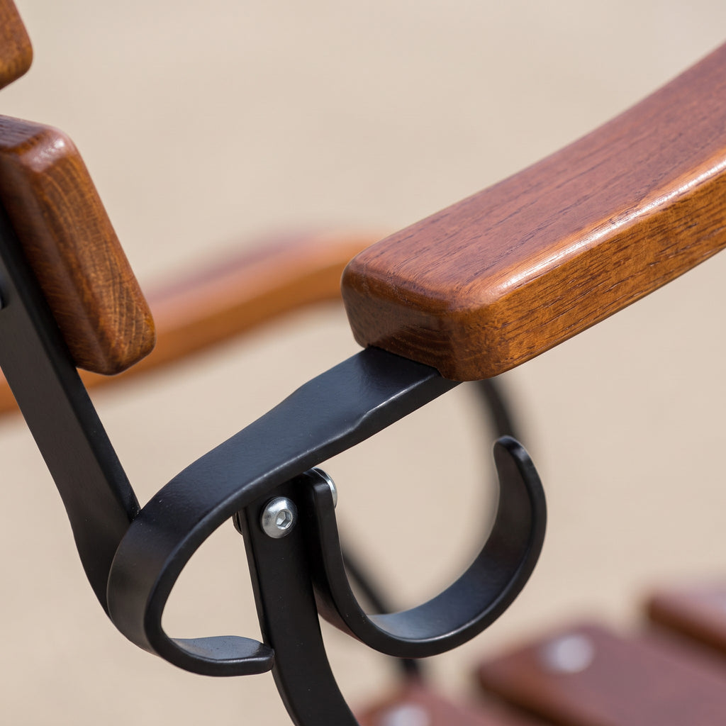 Terrassenstuhl Freising AL – Detailansicht Material