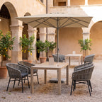 terrassenstuhl-helena-grau – Einsatzbeispiel Hotelterrasse