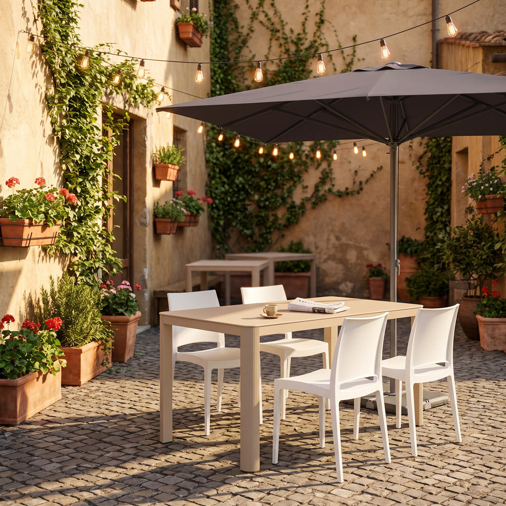 Terrassenstuhl Linares – Einsatzbeispiel Restaurantterrasse