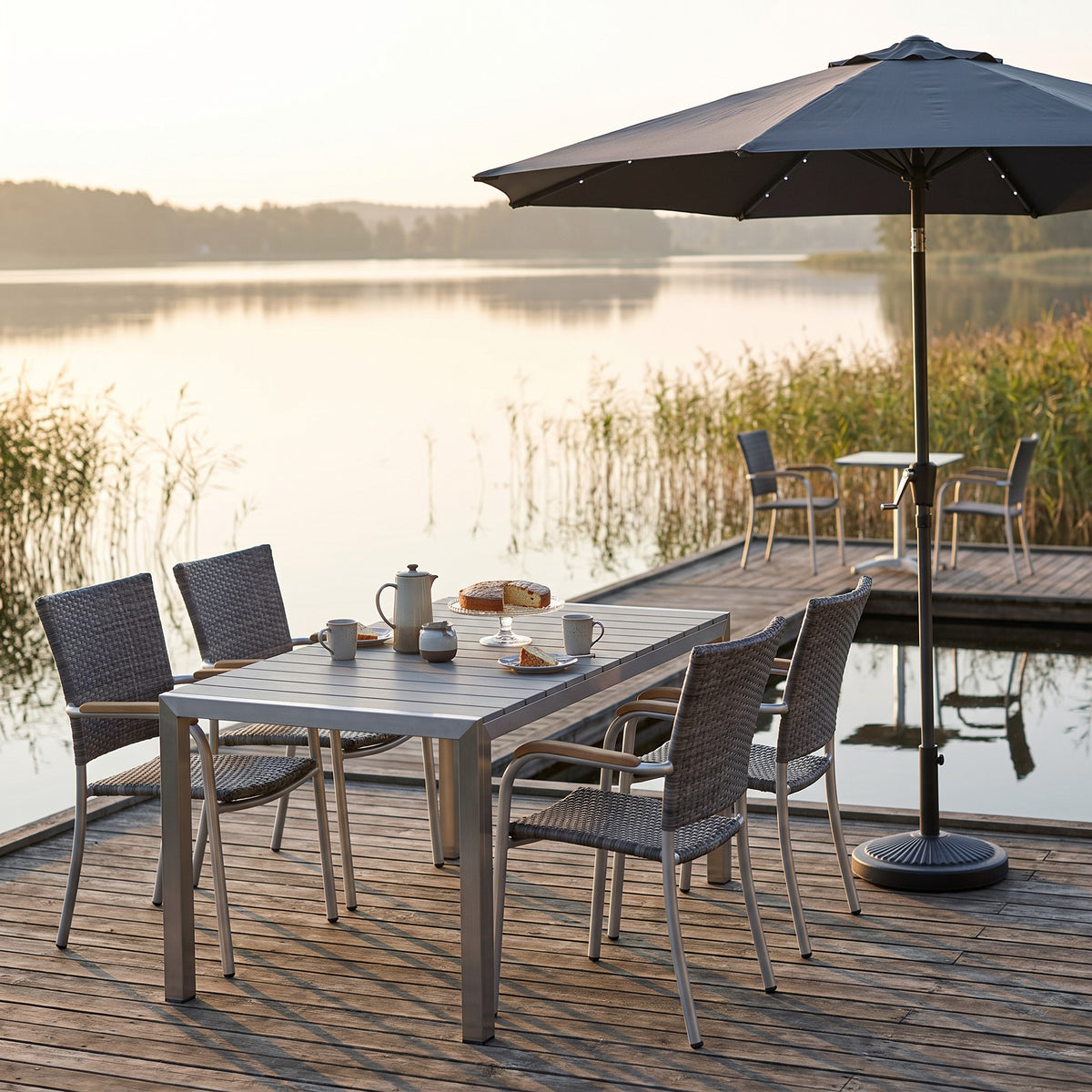 Terrassenstuhl Mars Roca – Einsatzbeispiel Restaurantterrasse
