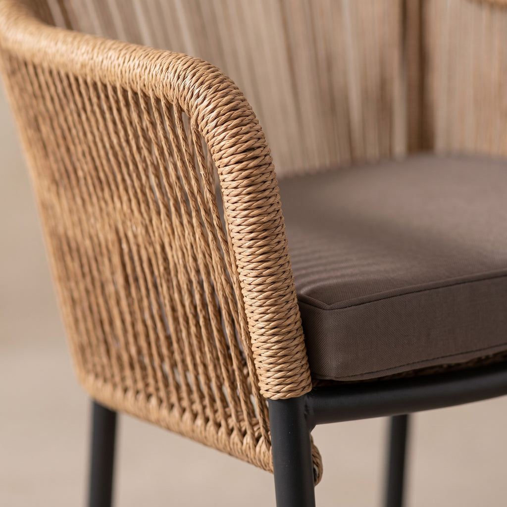 Terrassenstuhl Minerva Honey – Detailansicht Material