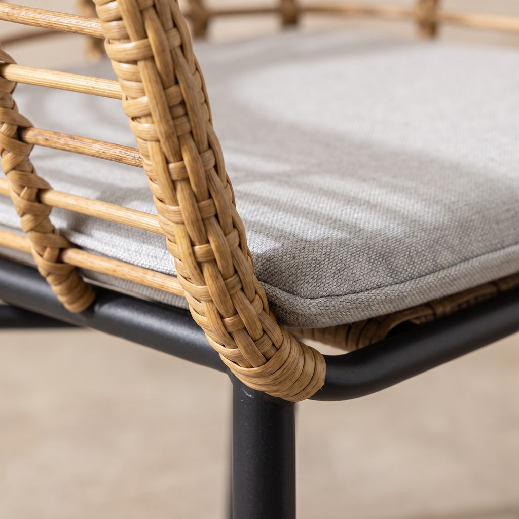 Terrassenstuhl Sol Honey – Detailansicht Material