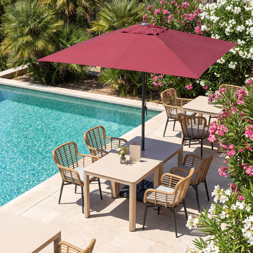 Terrassenstuhl Sol Honey – Einsatzbeispiel Hotelterrasse