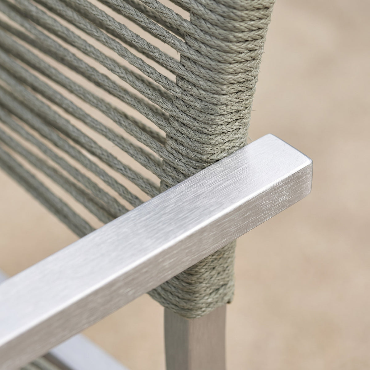 Terrassenstuhl Triton – Detailansicht Material
