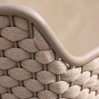 Terrassenstuhl Varuna greige – Detailansicht Material
