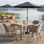 Terrassenstuhl Varuna greige – Einsatzbeispiel Restaurantterrasse