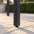 Tischgestell Lexus 120 schwarz – Detailansicht Material