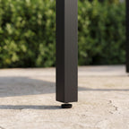 Tischgestell Lexus 80 schwarz – Detailansicht Material